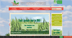 Desktop Screenshot of agencebio.fr